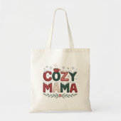 Tote Bag Noël Cozy Mama (Devant)