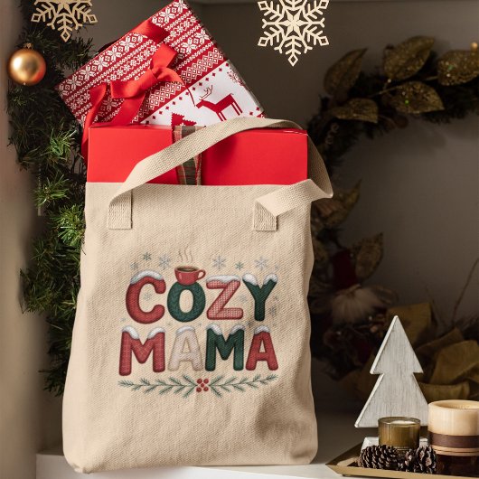 Tote Bag Noël Cozy Mama