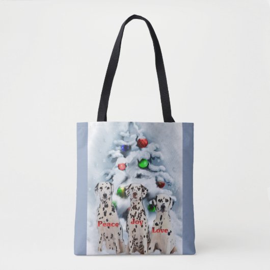 Tote Bag Noël dalmate (Devant)