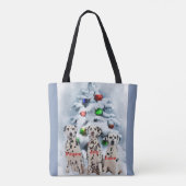 Tote Bag Noël dalmate (Dos)