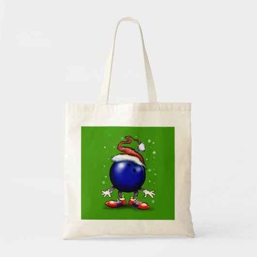 Tote Bag Noël de bowling (Devant)