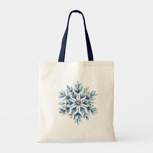 Tote Bag Noël de Flèche de neige Blue Winter (Dos)