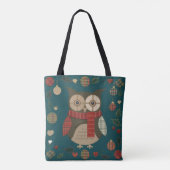 Tote Bag Noël de la chouette (Dos)