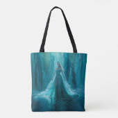 Tote Bag Noël de la reine des glaces magiques (Dos)