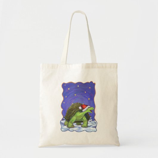 Tote Bag Noël de la tortue nocturne étoilée (Devant)