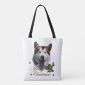 Tote Bag Noël de Malamute en Alaska (Dos)