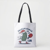 Tote Bag Noël de pickleball (Devant)