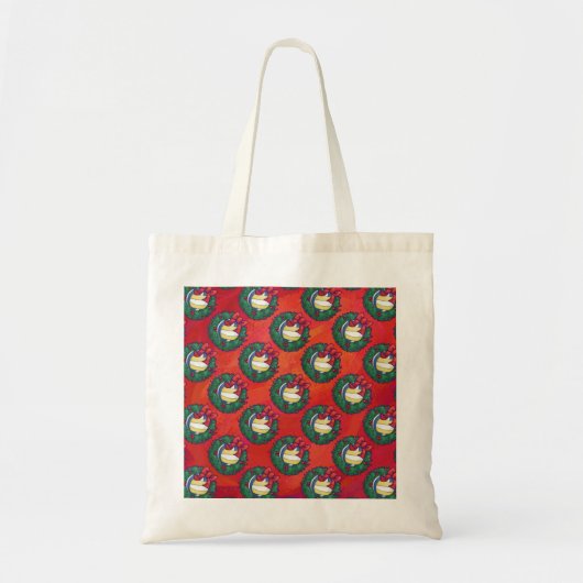 Tote Bag Noël de volley-ball (Devant)