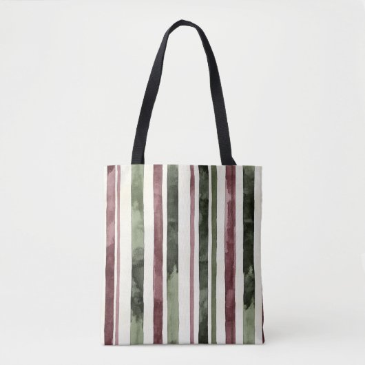 Tote Bag Noël des Grandes Burgunes Vertes (Devant)