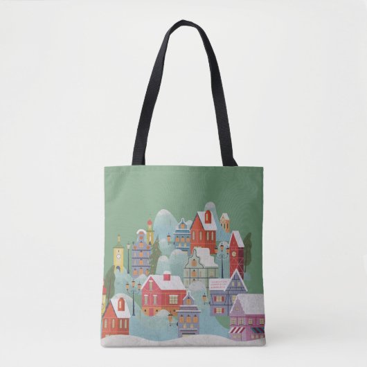 Tote Bag Noël d'hiver (Devant)