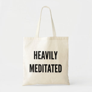 Tote Bag Noël drôle fortement médité de yoga