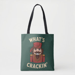 Tote Bag Noël drôle What's Crackin' Casse-Noisette Xmas