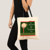 Tote Bag Noël du golf (Devant (produit))