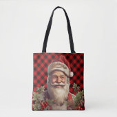 Tote Bag Noël du Père Noël Saint Nicolas (Devant)