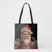 Tote Bag Noël du Père Noël Saint Nicolas (Devant)