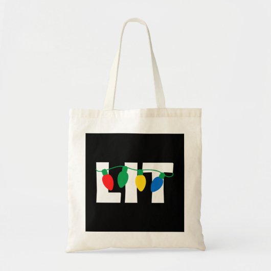 Tote Bag Noël éclairé (Devant)