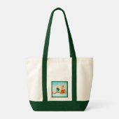 Tote Bag Noël Elf Première Date avec cadre de Parties scint (Dos)