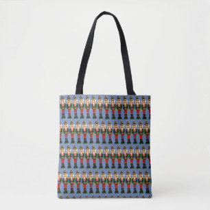 Tote Bag Noël en bois de casse-noix