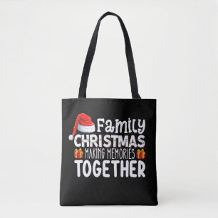Tote Bag Noël en famille créant des souvenirs ensemble vaca