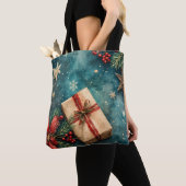 Tote Bag Noël Eve Watercolor Fourre-tout (De près)