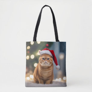 Tote Bag Noël Exotique Shorthair