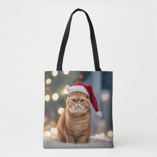 Tote Bag Noël Exotique Shorthair (Devant)