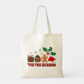 Tote Bag Noël Festif à la fête Fourre-tout (Dos)
