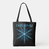 Tote Bag Noël flocon de neige  (Dos)