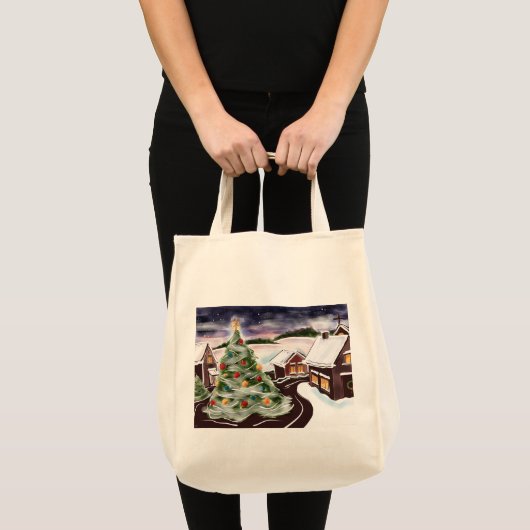 Tote Bag Noël Fourre-tout (Devant (produit))