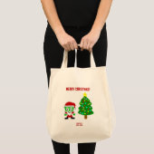 Tote Bag Noël FrankenFromage Épicerie Fourre-tout (Devant (produit))