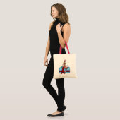 Tote Bag Noël gai de houx (Devant (modèle))
