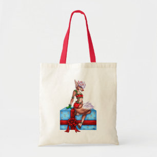 Tote Bag Noël gai de houx
