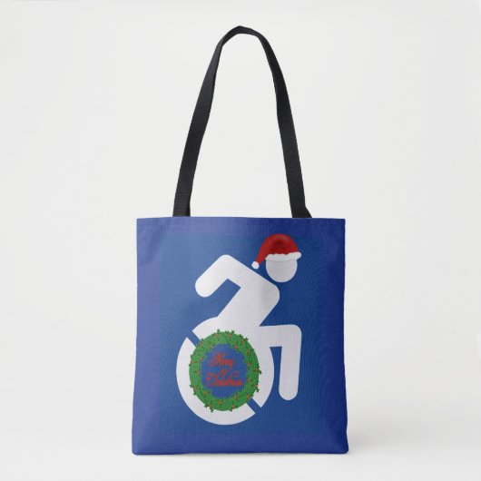 Tote Bag Noël Handicapé (Devant)