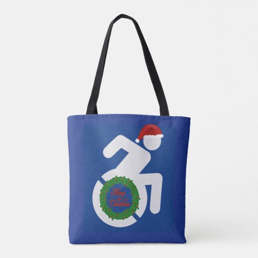 Tote Bag Noël Handicapé (Dos)