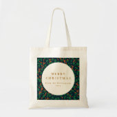 Tote Bag Noël Holly Botanique Verdure Custom from (Devant)