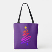 Tote Bag Noël JÉSUS SEIGNEUR DES SEIGNANTS Customisé PURPLE (Dos)