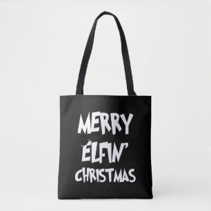 Tote Bag Noël - Joyeux Noël Elfin