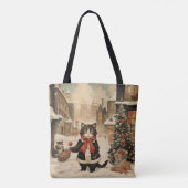 Tote Bag Noël Kitty Snowy (Dos)