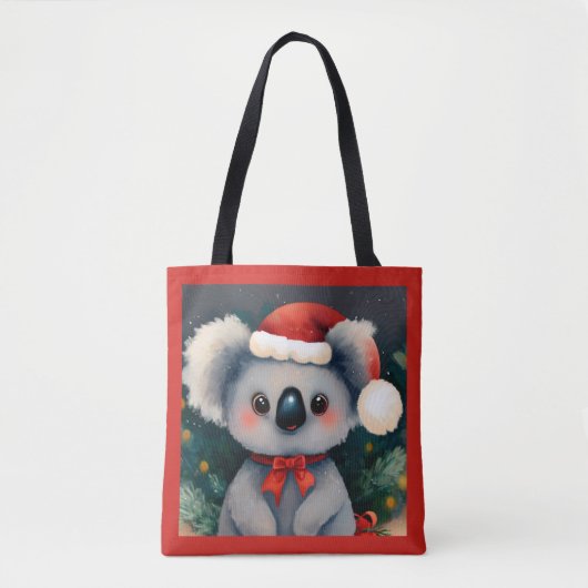 Tote Bag Noël Koala 1 (Devant)
