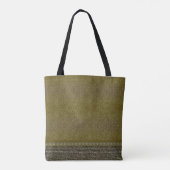 Tote Bag Noël Luxueux Vert & Blanc (Dos)