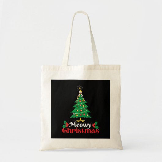 Tote Bag Noël Meowy (Devant)