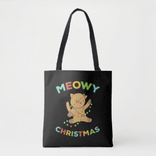 Tote Bag Noël Meowy