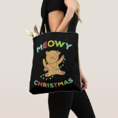 Tote Bag Noël Meowy (De près)