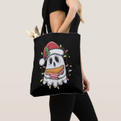 Tote Bag Noël mignon Fantôme Père Noël Fête Noël (De près)