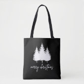 Tote Bag Noël moderne minimaliste (Devant)