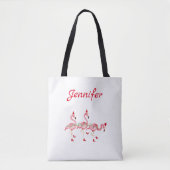 Tote Bag Noël monogramme (Devant)