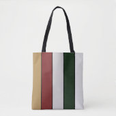 Tote Bag Noël Or Vert Rouge Argent Et Blancs (Devant)