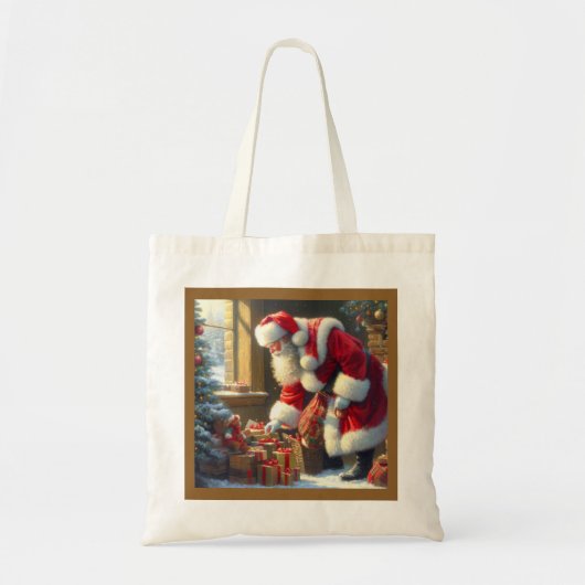Tote Bag Noël Père Noël 3 (Devant)