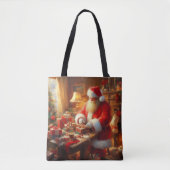 Tote Bag Noël Père Noël 4 (Devant)