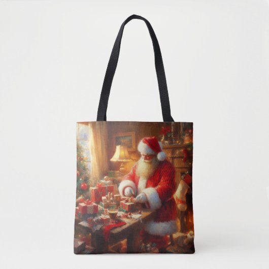 Tote Bag Noël Père Noël 4 (Devant)